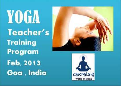 Yoga Teachers Training Program @ Namrata's World of Yoga, Goa, India